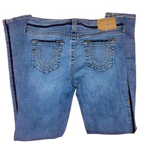 True Religion Halle velvet taping size 29